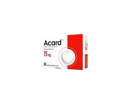 ACARD 75mg 60tbl lek przeciwzakrzepowy