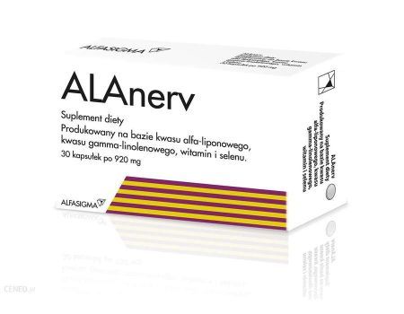 ALAnerv 30 kapsułek z kwasem alfa liponowym