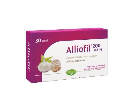Alliofil 30 tabletek z czosnkiem i pokrzywą