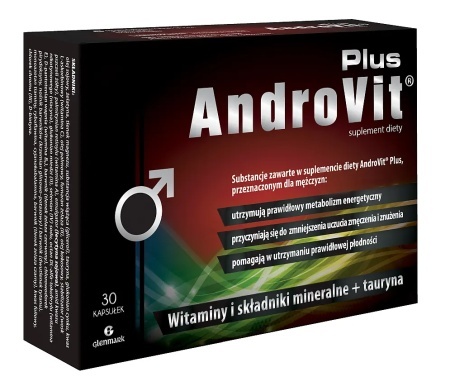 AndroVit Plus 30 kapsułek - witaminy dla mężczyzn