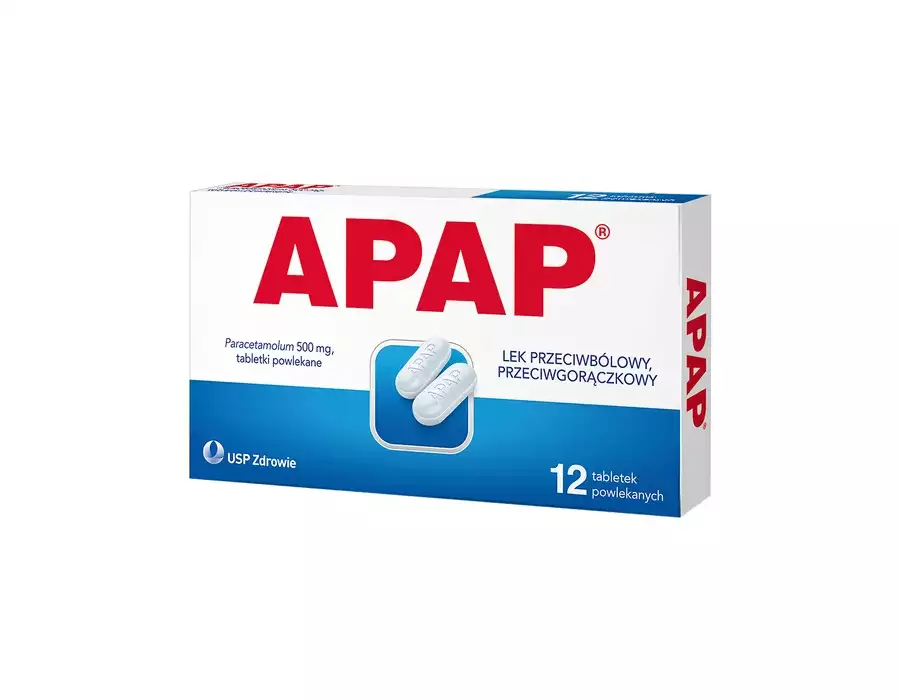 APAP 12 tabletek środek przeciwbólowy
