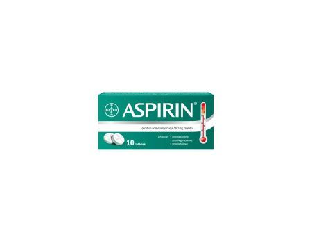 Aspirin 500 mg 10tbl z kwasem acetylosalicylowym