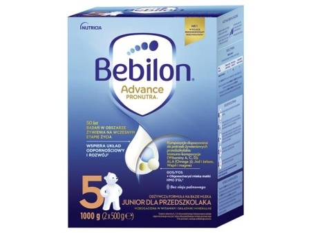 Bebilon 5 JUNIOR Advance PRONUTRA mleko modyfikowane dla przedszkolaka 1000g