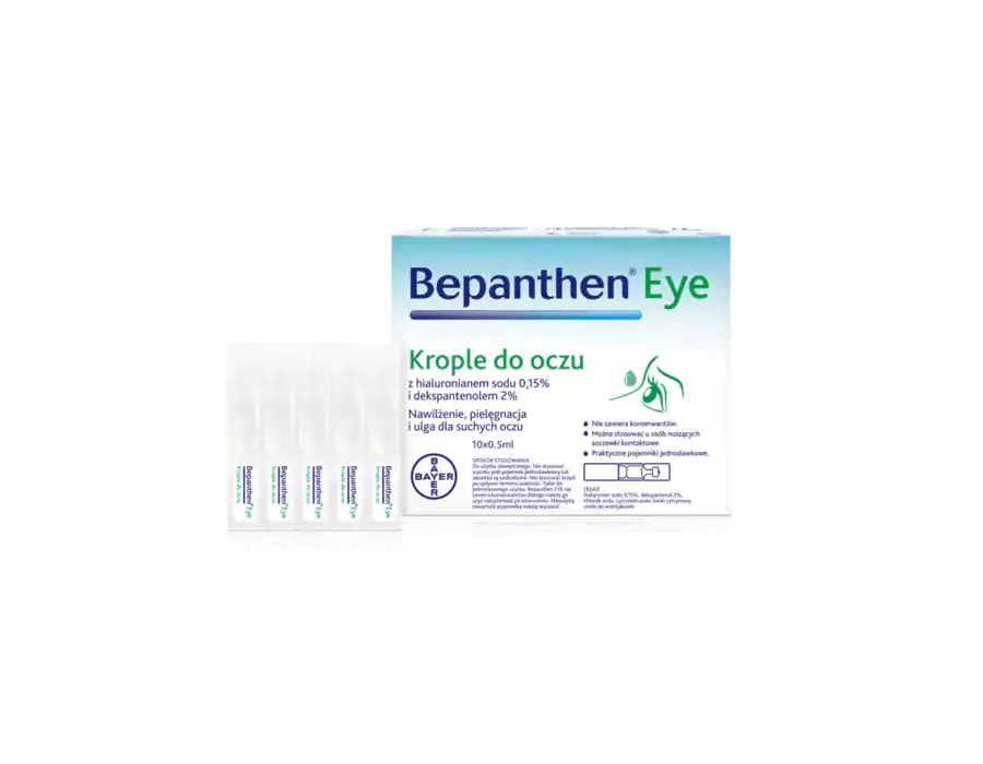 Bepanthen Eye krople do oczu 10 minimsów x 0,5ml