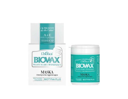 BIOVAX intensywnie regenerująca MASECZKA do włosów słabych ze skłonnością do wypadania 250ml
