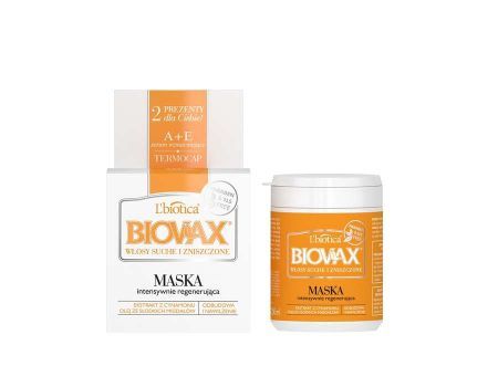 BIOVAX intensywnie regenerująca MASECZKA do włosów suchych i zniszczonych 250ml