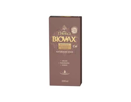 BIOVAX intensywnie regenerujący szampon ARGAN MAKADAMIA KOKOS 200ml