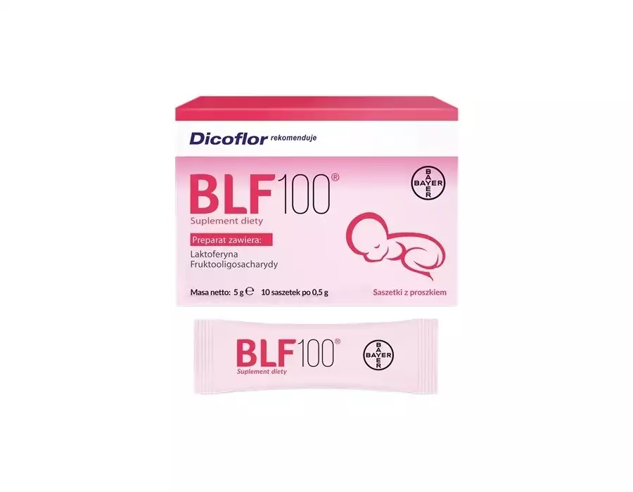 BLF 100 10 saszetek z laktoferyną i fruktooligosacharydami
