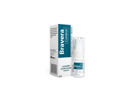 Bravera Control 96 mg/g aerozol na skórę 8 ml