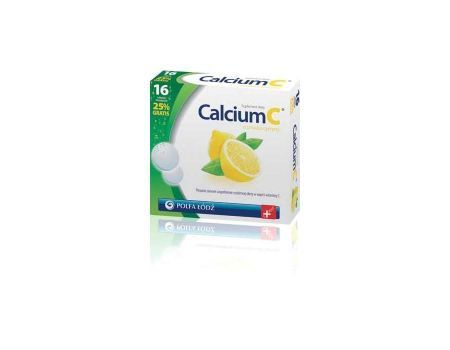 CALCIUM C smak cytrynowy 16tbl. musujących