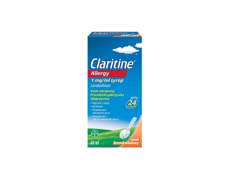 Claritine Allergy syrop na alergię dla dzieci 60ml