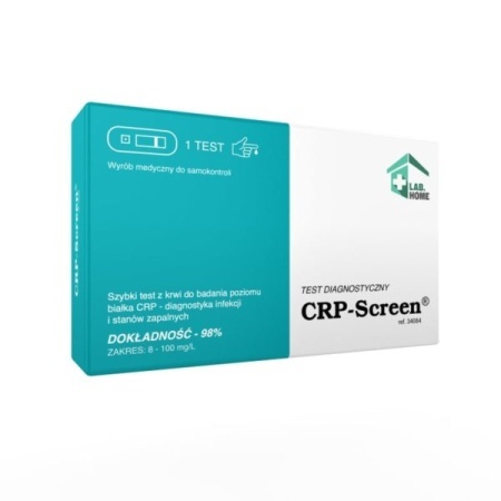 CRP-Screen szybki test diagnostyczny do badania poziomu białka CRP 1szt