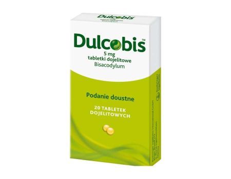 Dulcobis 5mg tabletki na zaparcia 20tbl