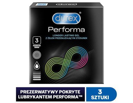 DUREX PERFORMA prezerwatywy 3szt