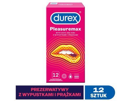 DUREX PLEASURE MAX prezerwatywy 12szt