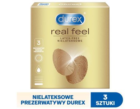 DUREX REAL FEEL prezerwatywy 3szt