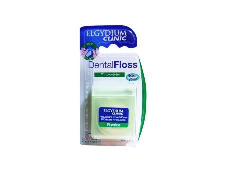 Elgydium Dental Floss nić dentystyczna z fluorem, miętowa 35m