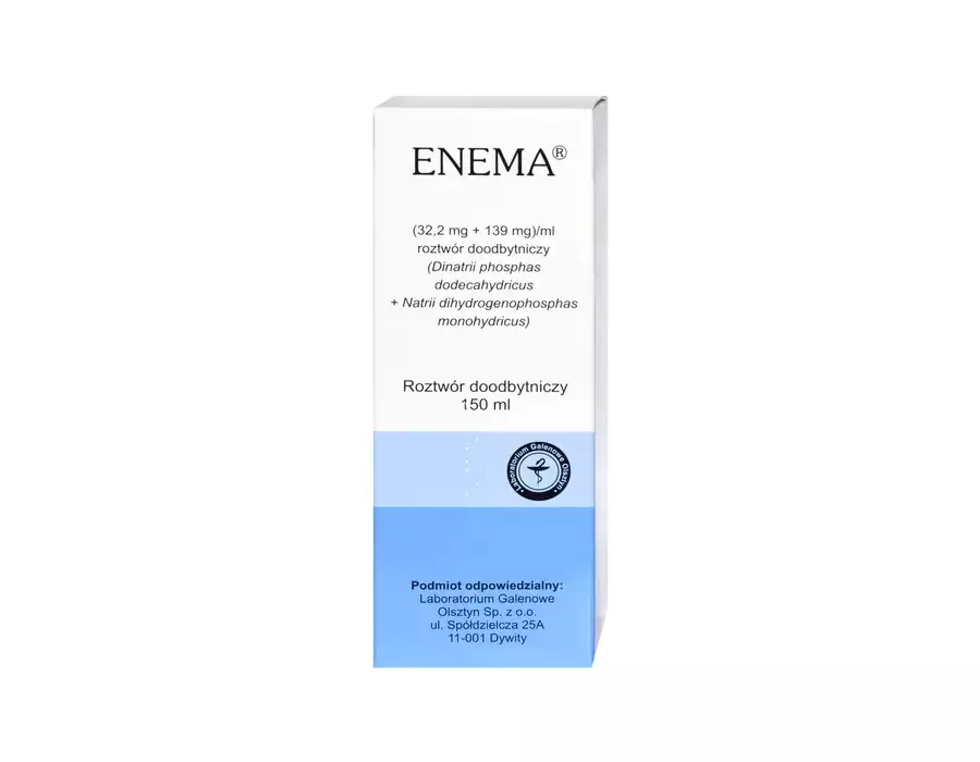 ENEMA (32,2mg+139mg)/ml roztwór doodbytniczy 150ml