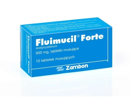 Fluimucil Forte 600mg 10 tabletek musujących