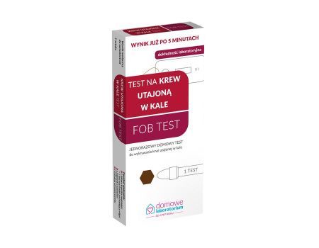 FOB TEST domowy test do wykrywania krwi utajonej w kale 1szt