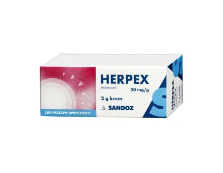Herpex 50mg/g krem na opryszczkę 2g