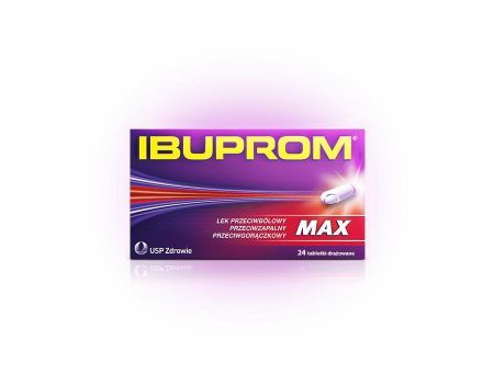 Ibuprom MAX tabletki z ibuprofenem 24 sztuki