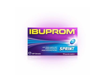 Ibuprom Sprint (Caps) 200 mg 10 kapsułek