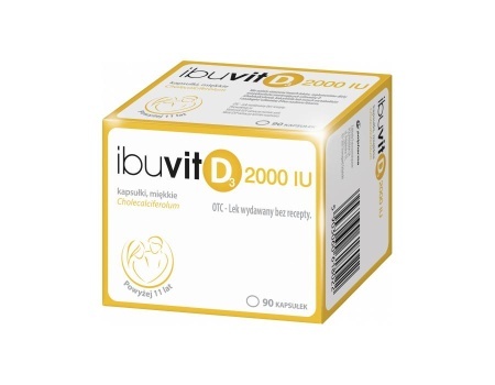 Ibuvit D3 2000 IU 90 kapsułek z witaminą D