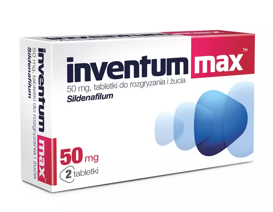 Inventum MAX 50 mg 2 tabletki DATA WAŻNOŚCI 30.09.2023