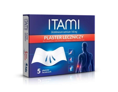 ITAMI 140 mg plaster przeciwbólowy 5 szt