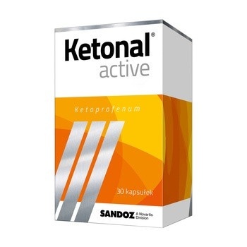 Ketonal active 50 mg 30 kapsułek na ból