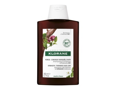 KLORANE szampon z chininą i organiczną szarotką alpejską 200ml