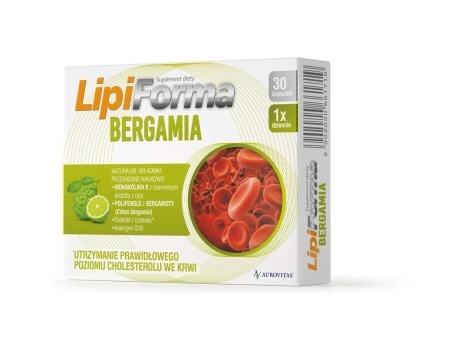LipiForma BERGAMIA 30kaps na cholesterol