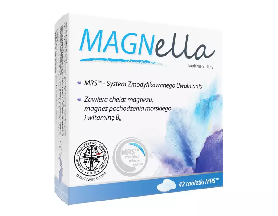 MAGNella 42 tabletki (2 źródła magnezu)