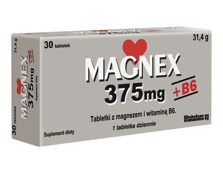 Magnex 375mg+B6 30tbl