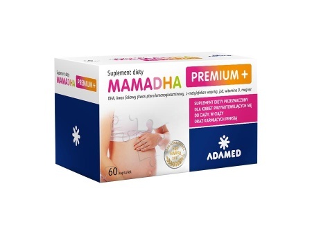 MamaDHA premium+ 60 kapsułek z DHA