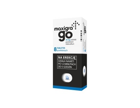 Maxigra GO 25mg 8tbl