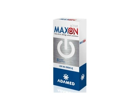 MaxON ACTIVE 25mg 8 tabletek z sildenafilem na erekcję