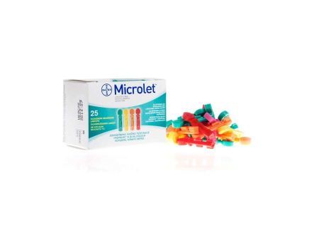 Microlet 25 sterylnych lancetów