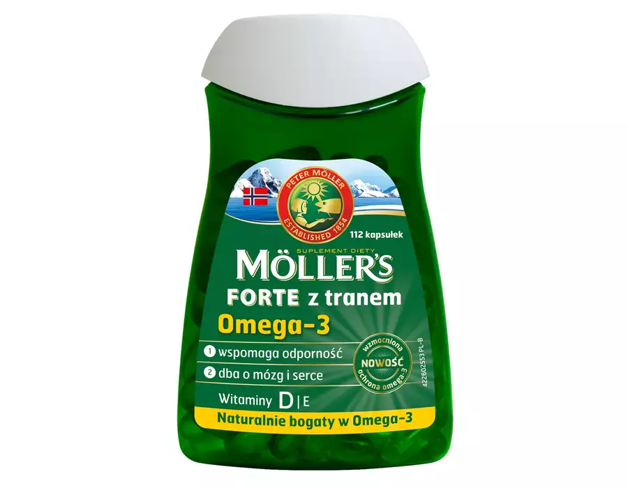 Moller's Forte tran norweski 112 kapsułek