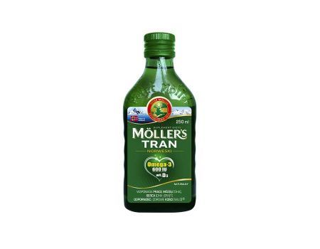 Moller's tran norweski o aromacie naturalnym 250ml