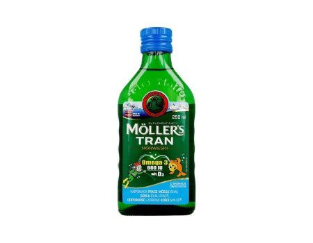 Moller's tran norweski o aromacie owocowym 250ml
