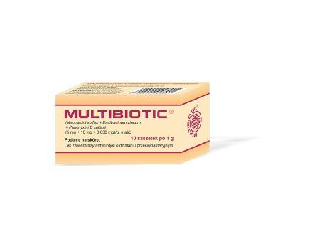 Multibiotic maść 10sasz x 1g
