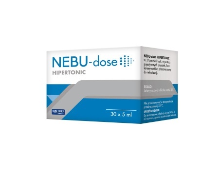 Nebu-dose hipertonic (niebieski hipertoniczny) z 3% chlorkiem sodu 30amp do inhalacji