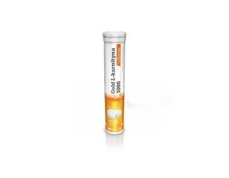 OLIMP Gold L-karnityna 1000 + chrom (smak pomarańczowy) 20tbl musujących