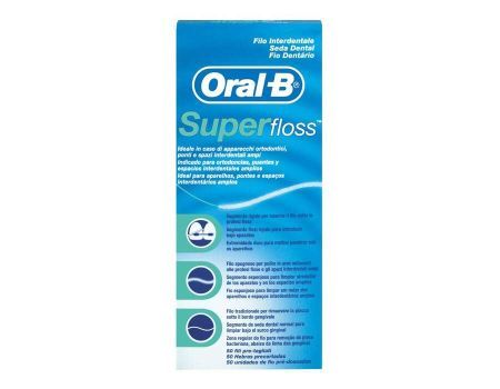 Oral-B Super Floss - nić dentystyczna 50szt