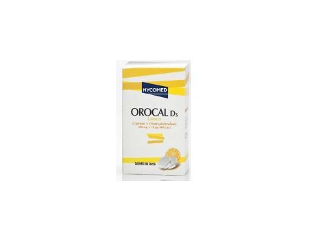Orocal D3 Lemon 30tbl do żucia