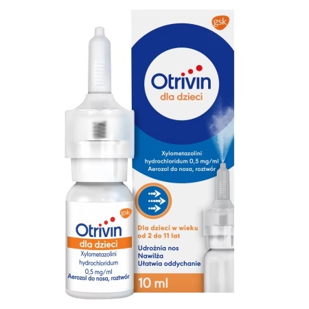 Otrivin dla dzieci 0,05% aerozol do nosa 10ml