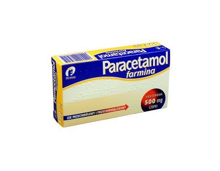 Paracetamol farmina 500mg 10czopków
