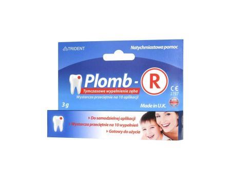 Plomb-R tymczasowe wypełnienie zęba w tubce 3g